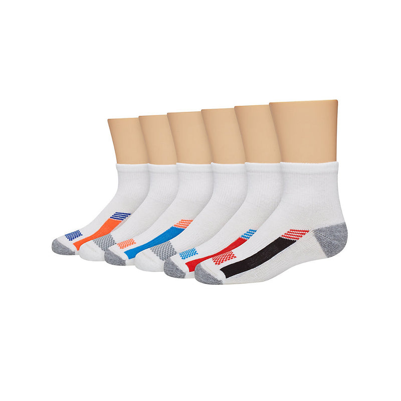 Hanes Boys' X-Temp Active Cool Ankle 6-Pack