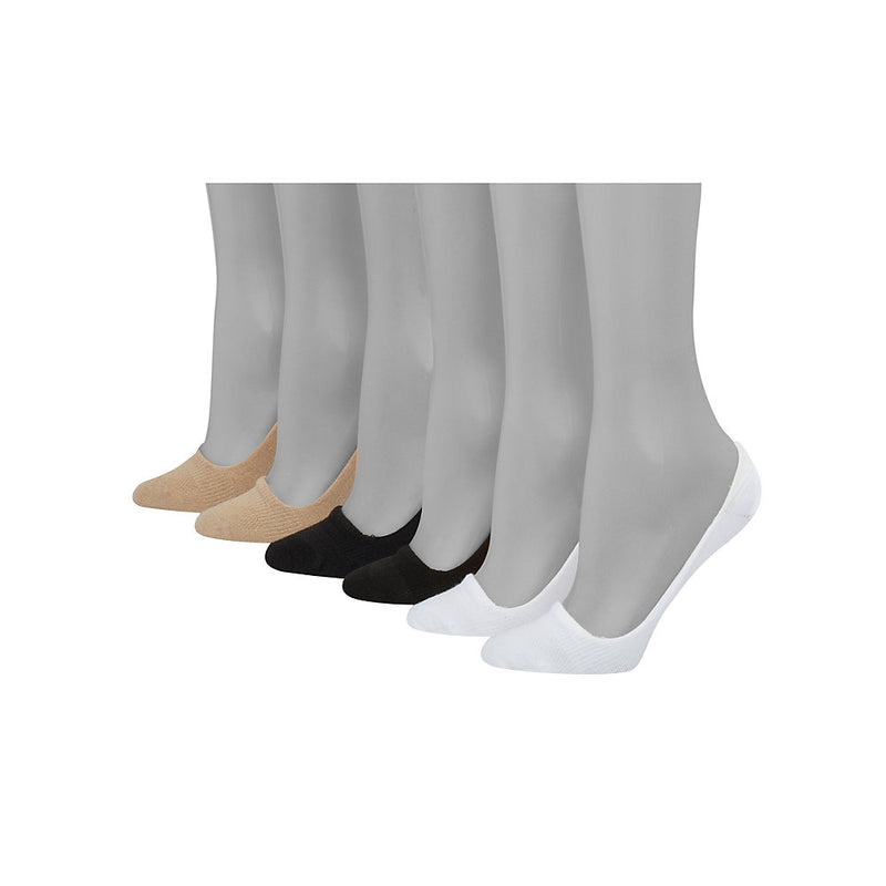 Hanes Women'S Invisible Comfort Ballerina Liner 6-Pack
