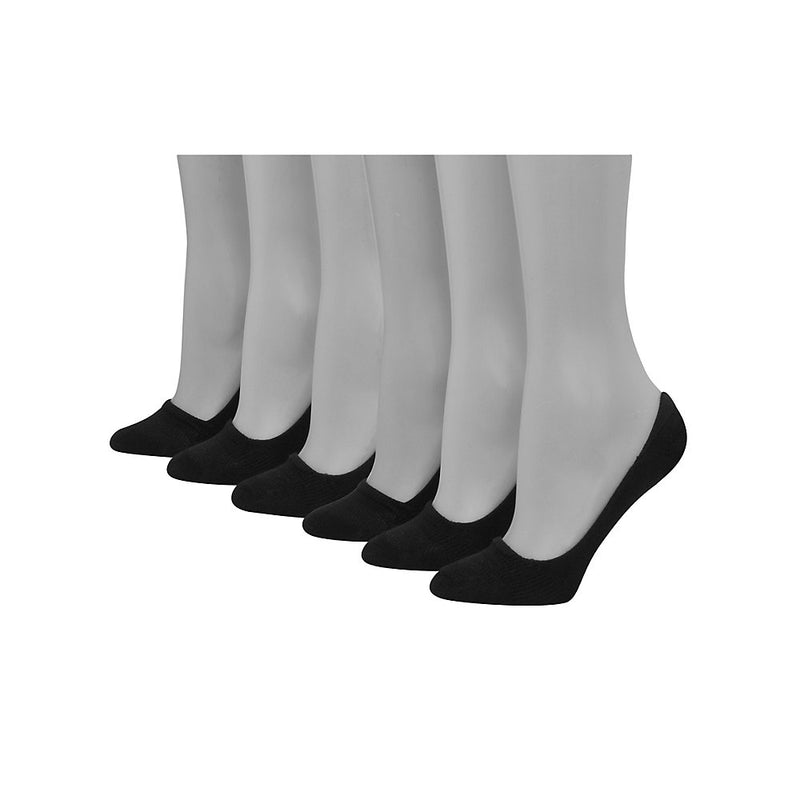 Hanes Women'S Invisible Comfort Ballerina Liner 6-Pack