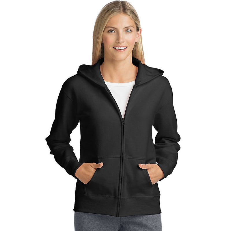 Hanes Comfortsoft Ecosmart Women'S Full-Zip Hoodie Sweatshirt