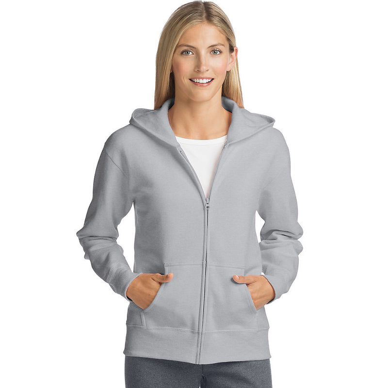 Hanes Comfortsoft Ecosmart Women'S Full-Zip Hoodie Sweatshirt