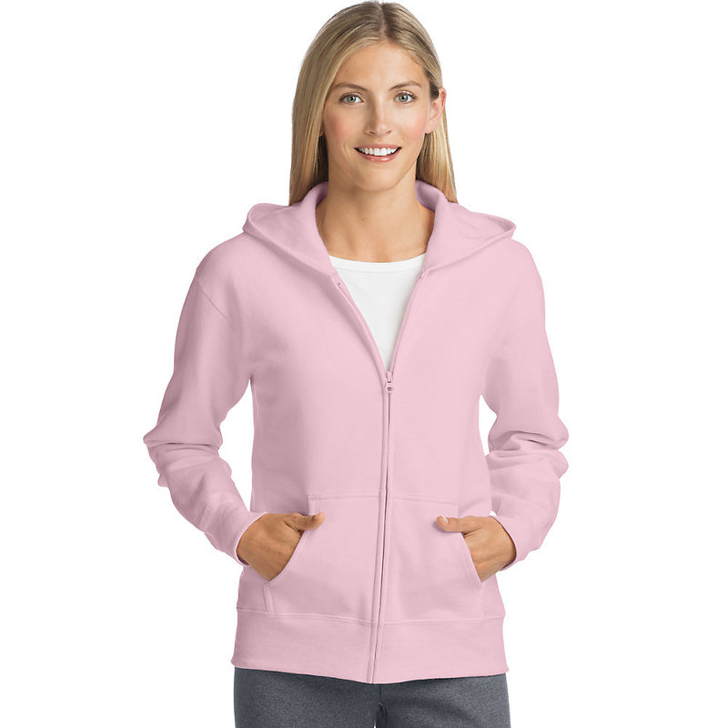 Hanes Comfortsoft Ecosmart Women'S Full-Zip Hoodie Sweatshirt