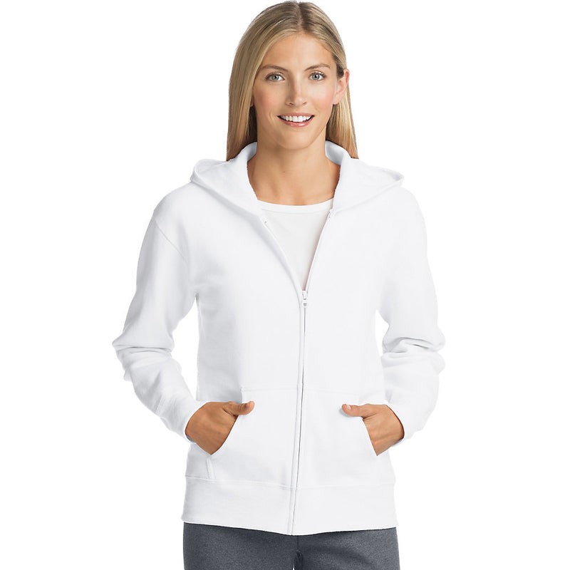 Hanes Comfortsoft Ecosmart Women'S Full-Zip Hoodie Sweatshirt