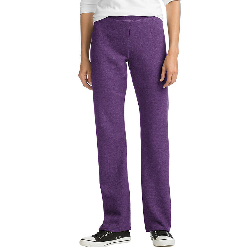 Hanes Comfortsoft Ecosmart Women'S Open Leg Fleece Sweatpants