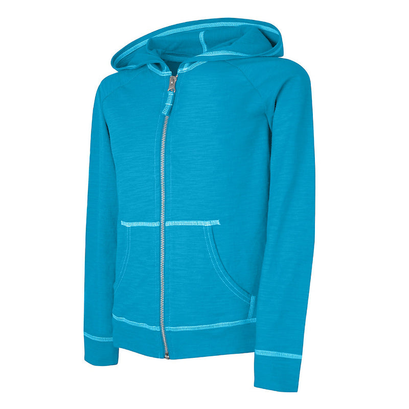 K208 Kmt Girls S115 Lt. Wt. Slub Zip Hd