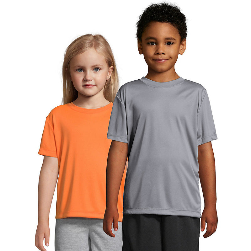 Hanes Boys' Cooldri Short Sleeve T-Shirt Value Pack 3-Pack