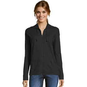 O9249 Omni Women'S Slub Jersey Hoodie