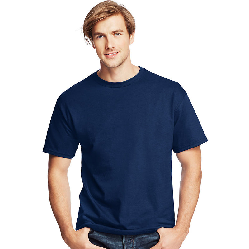 Hanes Men'S Tagless Comfortsoft Crewneck T-Shirt 12-Pack