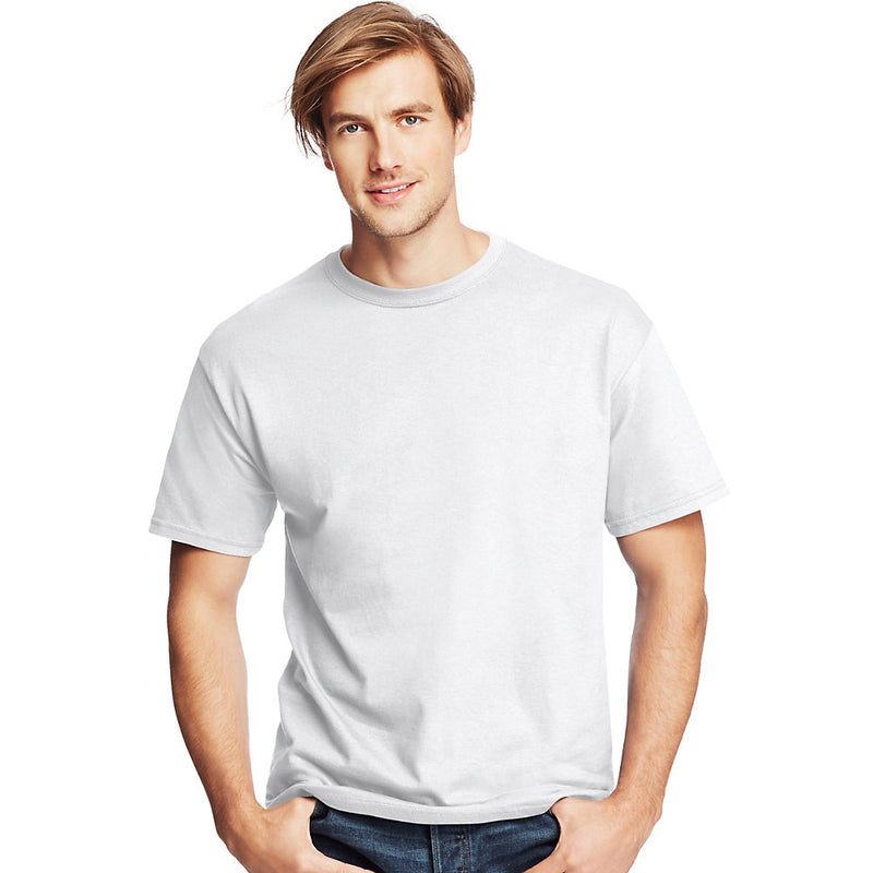 Hanes Men'S Tagless Comfortsoft Crewneck T-Shirt 12-Pack