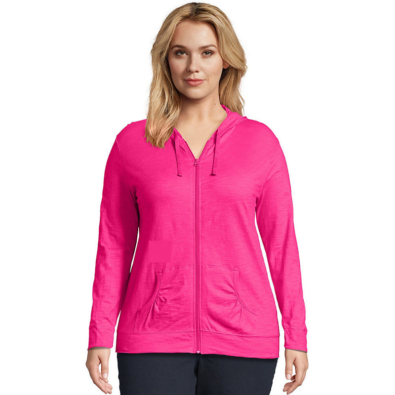 Oj168 Omni Jms Slub Zip Hood