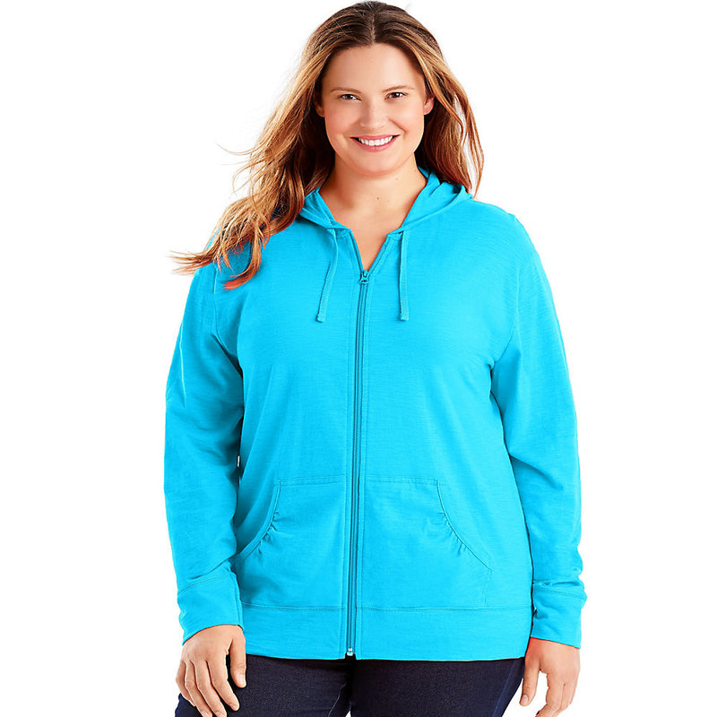 Oj168 Omni Jms Slub Zip Hood
