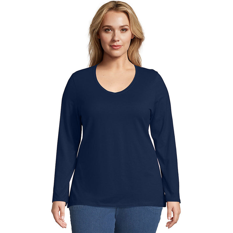 Oj043 Omni Jms Ls Jersey Vneck