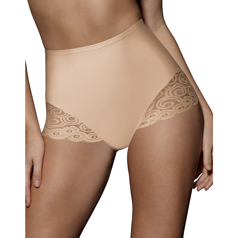 Bali Firm Control Brief With Lace 2 Pack