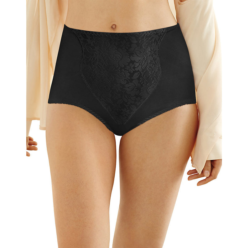 Bali Light Control Lace Panel Brief 2 Pack