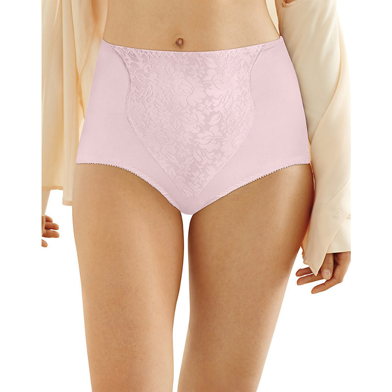 Bali Light Control Lace Panel Brief 2 Pack