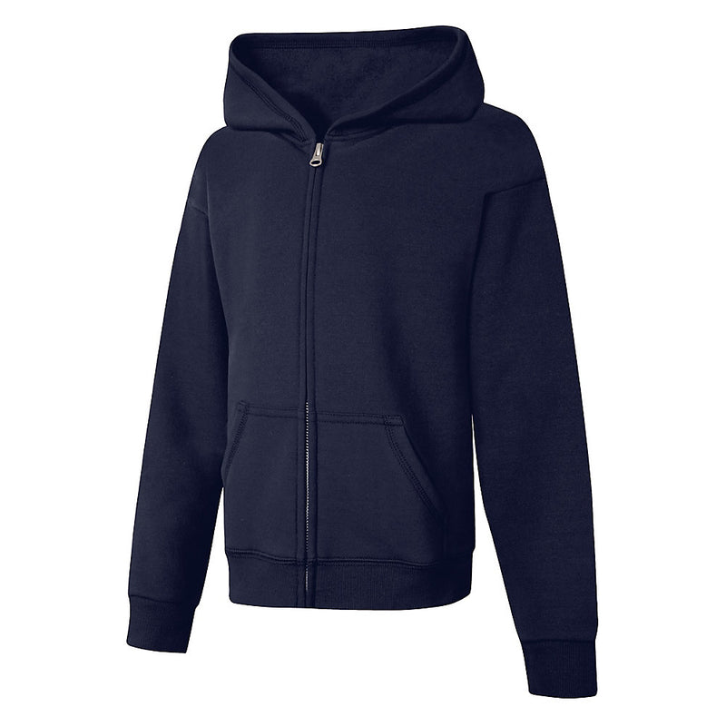 Girls' Hanes Comfortsoft Ecosmart Full-Zip Hoodie Sweatshirt