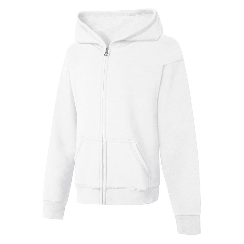 Girls' Hanes Comfortsoft Ecosmart Full-Zip Hoodie Sweatshirt