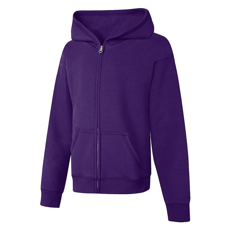 Girls' Hanes Comfortsoft Ecosmart Full-Zip Hoodie Sweatshirt