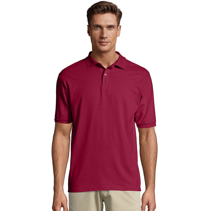 Hanes Men'S Cotton-Blend Ecosmart Jersey Polo