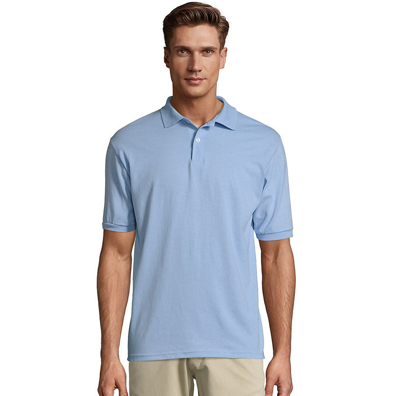 Hanes Men'S Cotton-Blend Ecosmart Jersey Polo