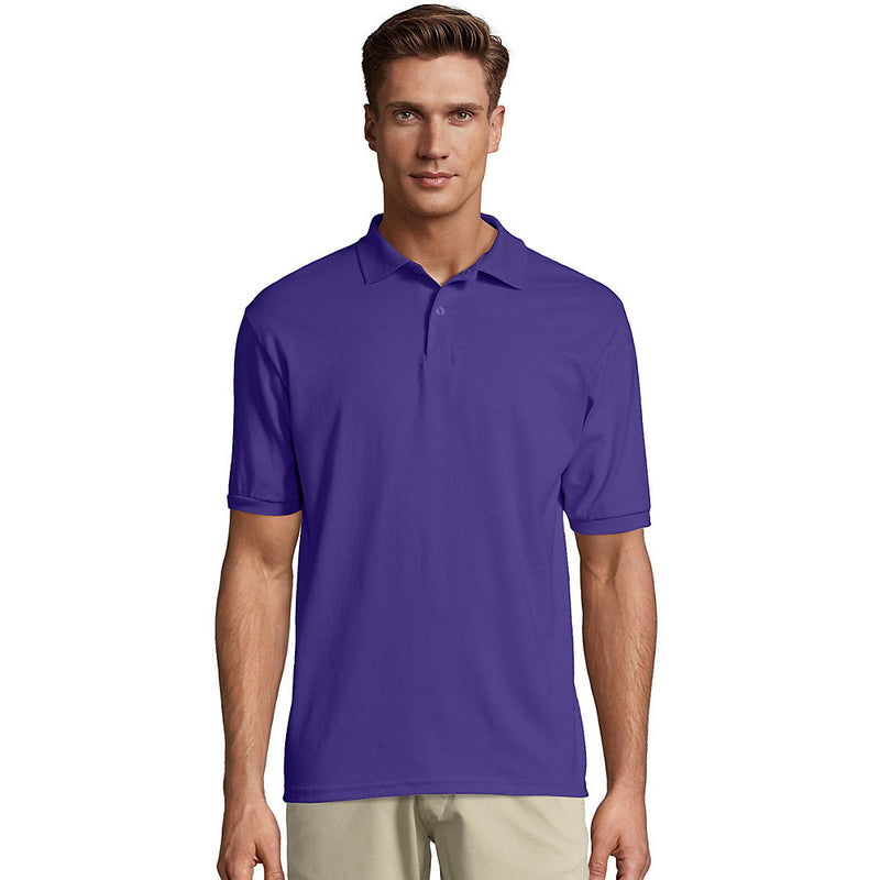 Hanes Men'S Cotton-Blend Ecosmart Jersey Polo