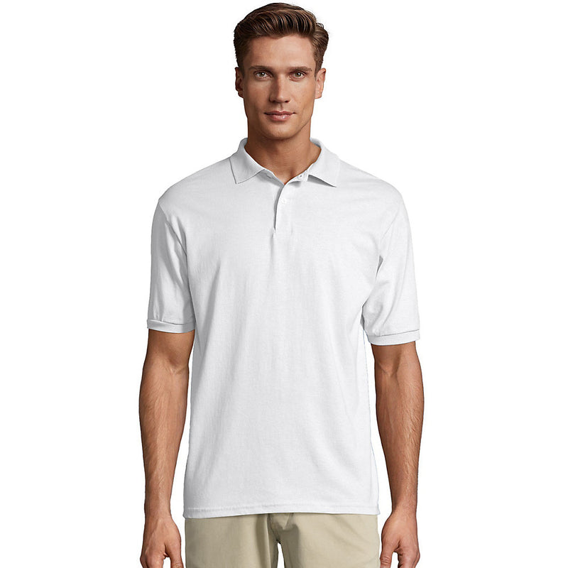 Hanes Men'S Cotton-Blend Ecosmart Jersey Polo