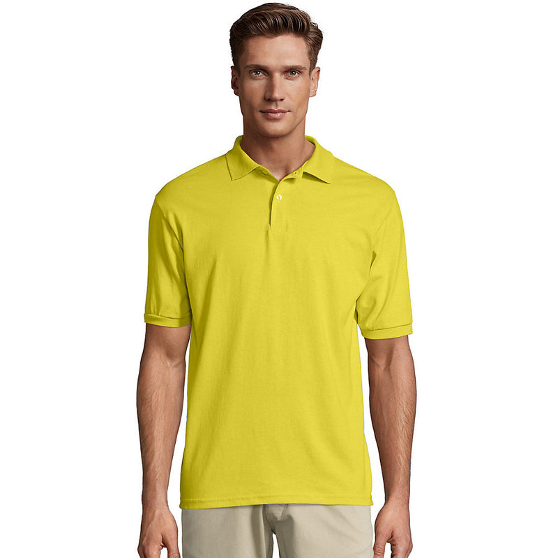 Hanes Men'S Cotton-Blend Ecosmart Jersey Polo