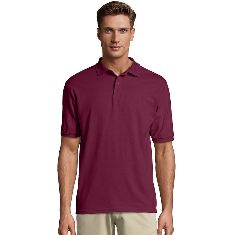 Hanes Men'S Cotton-Blend Ecosmart Jersey Polo