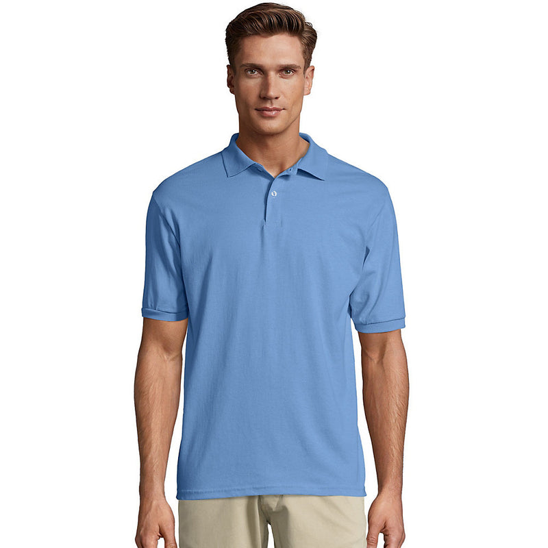 Hanes Men'S Cotton-Blend Ecosmart Jersey Polo