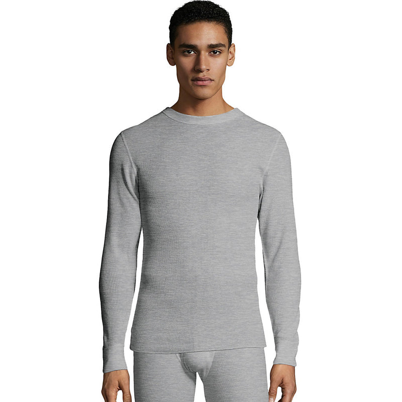 Hanes Men'S Waffle Knit Thermal Crewneck