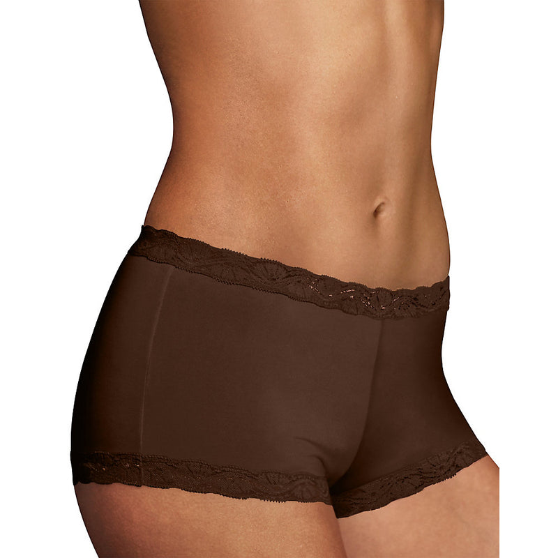 Maidenform Microfiber And Lace Boyshort