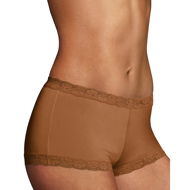 Maidenform Microfiber And Lace Boyshort
