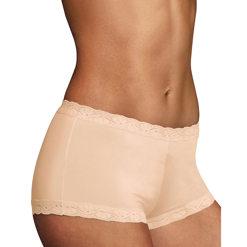 Maidenform Microfiber And Lace Boyshort