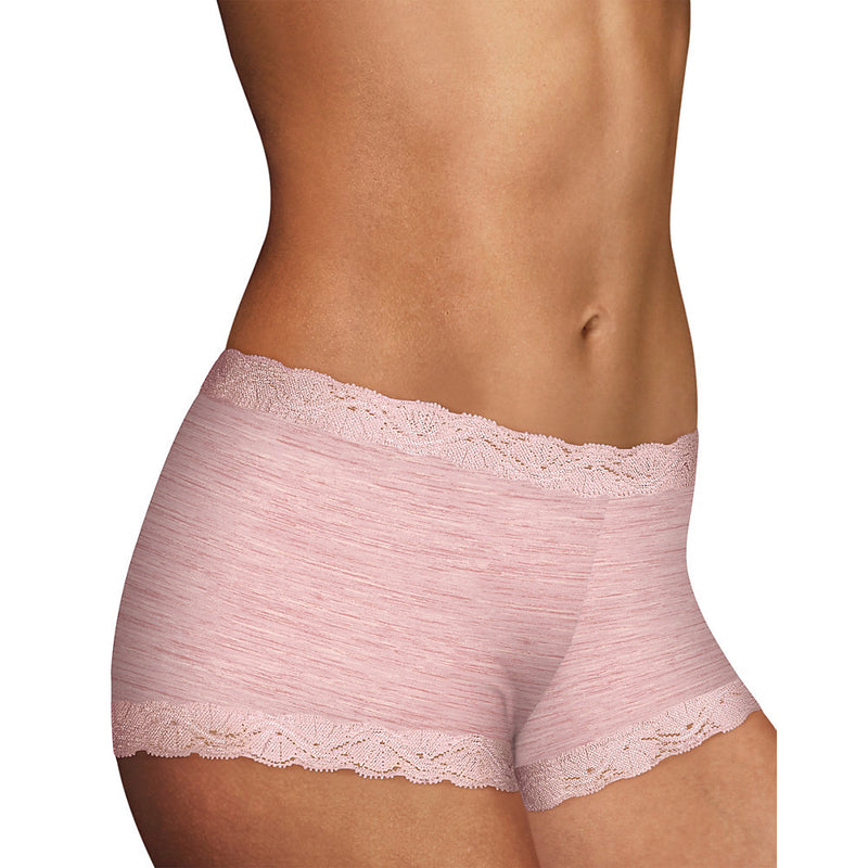 Maidenform Microfiber And Lace Boyshort