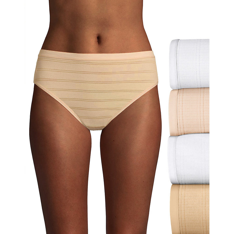 Hanes Ultimate Comfort Flex Fit Hi-Cut 4-Pack
