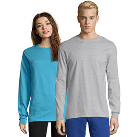 Hanes Adult Beefy-T Long-Sleeve T-Shirt