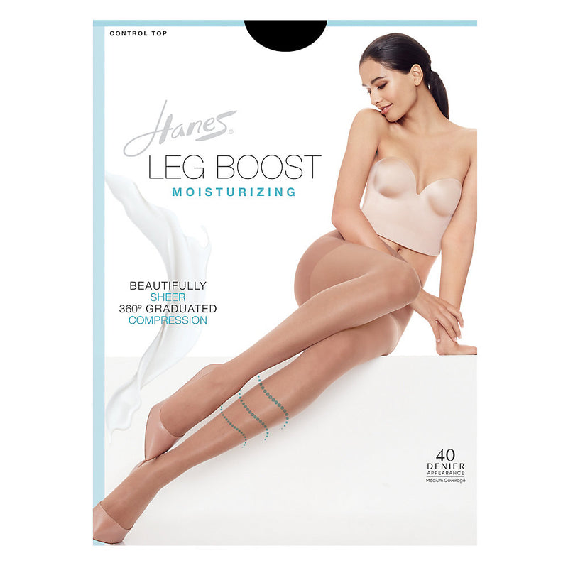 Hanes Silk Reflections Leg Boost Moisturizing Hosiery