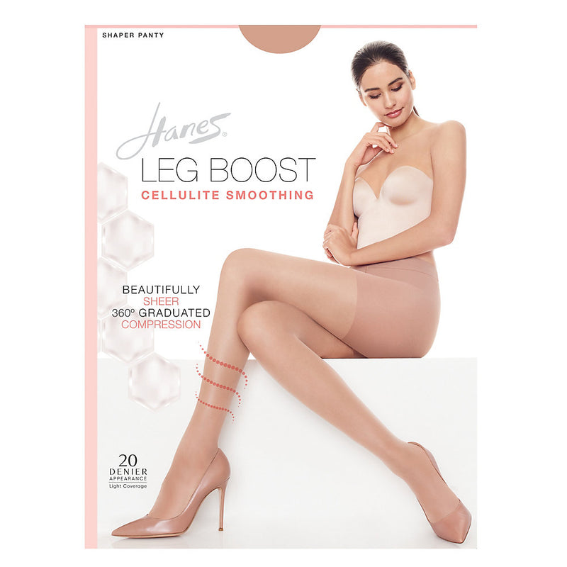 Hanes Silk Reflections Leg Boost Cellulite Smoothing Hosiery