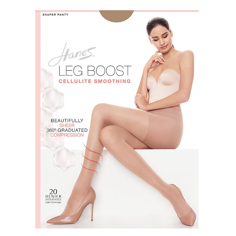 Hanes Silk Reflections Leg Boost Cellulite Smoothing Hosiery