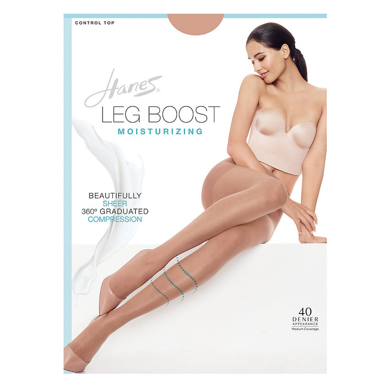Hanes Silk Reflections Leg Boost Moisturizing Hosiery