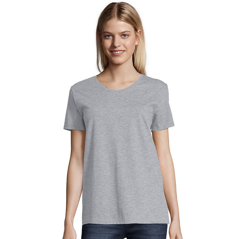 Hanes Relaxed Fit Women'S Comfortsoft V-Neck T-Shirt