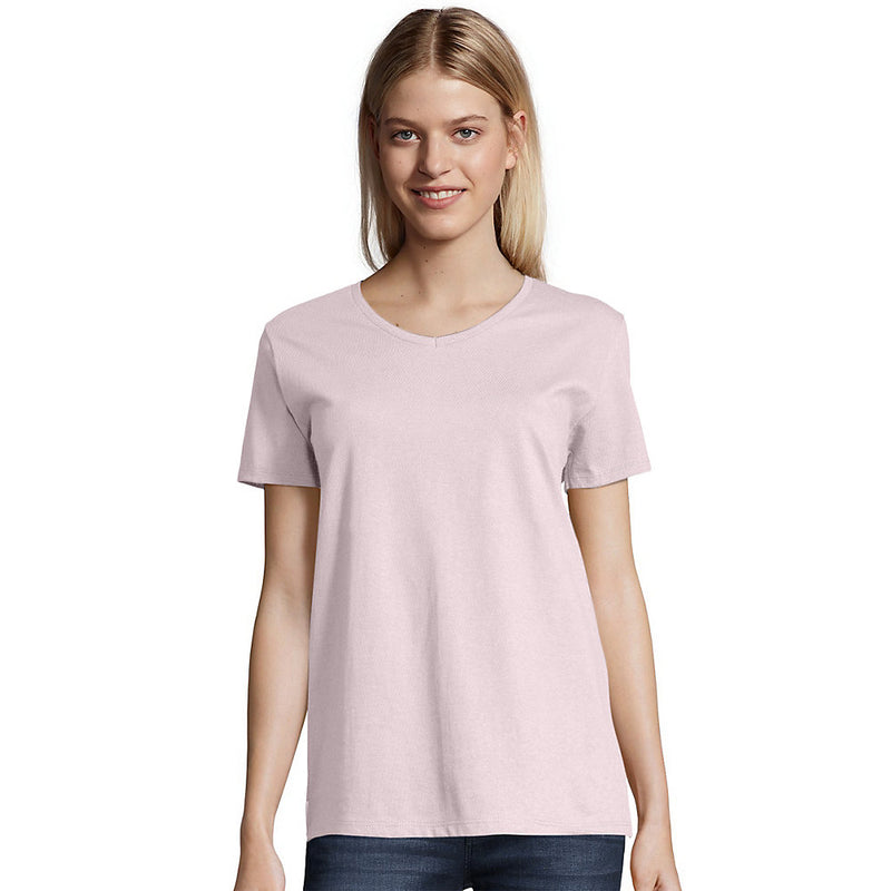 Hanes Relaxed Fit Women'S Comfortsoft V-Neck T-Shirt