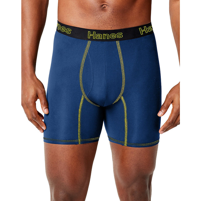 Hanes Men'S Comfort Flex Fit Breathable Mesh Boxer Briefs 3-Pack