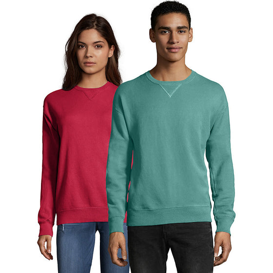 Hanes Men'S Comfortwash Garment Dyed Fleece Sweatshirt