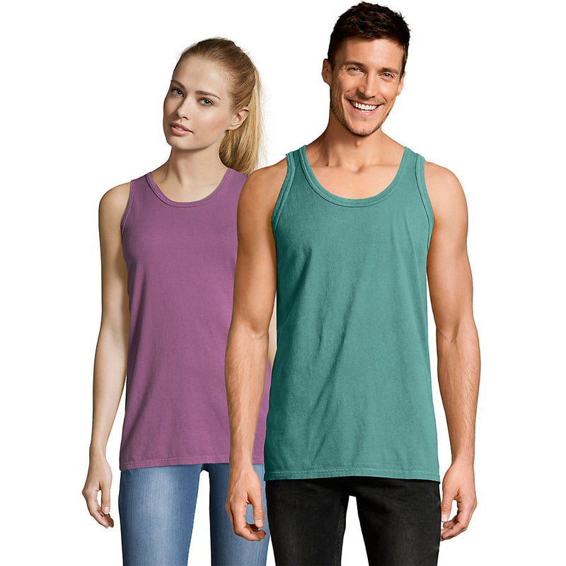 Hanes Men'S Comfortwash Garment Dyed Sleeveless Tank Top