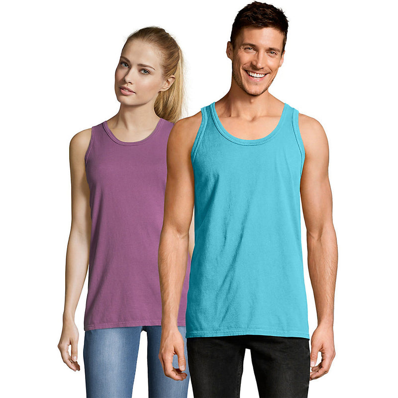 Hanes Men'S Comfortwash Garment Dyed Sleeveless Tank Top