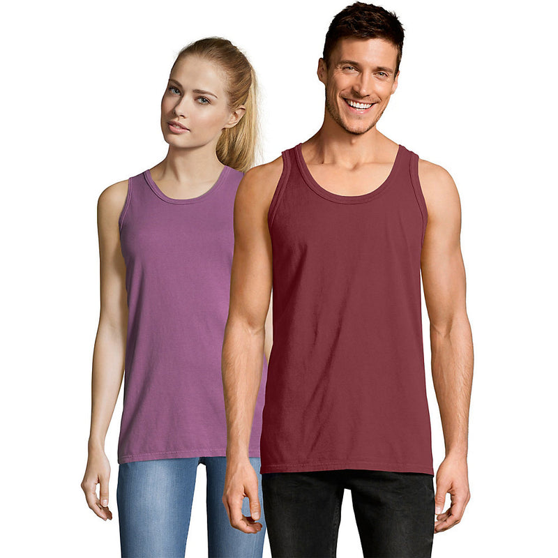 Hanes Men'S Comfortwash Garment Dyed Sleeveless Tank Top