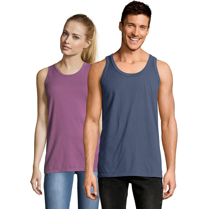 Hanes Men'S Comfortwash Garment Dyed Sleeveless Tank Top