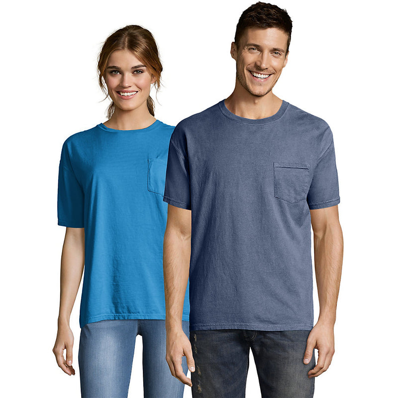 Hanes Men'S Comfortwash Garment Dyed Short Sleeve Pocket T-Shirt