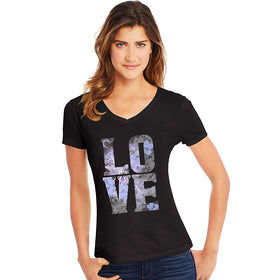 Hanes Women'S Big Love Short Sleeve V-Neck T-Shirt